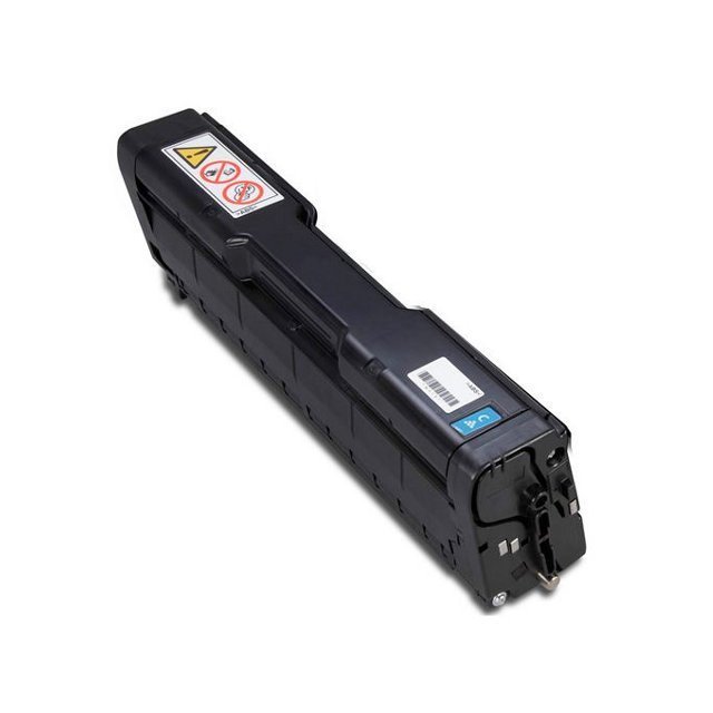 Toner compatível ricoh MC250 / PC300 / PC301 / PC302 ciano