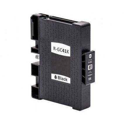 Tinteiro compatível ricoh gc41 preto tinta pigmentada 405765 / 405761