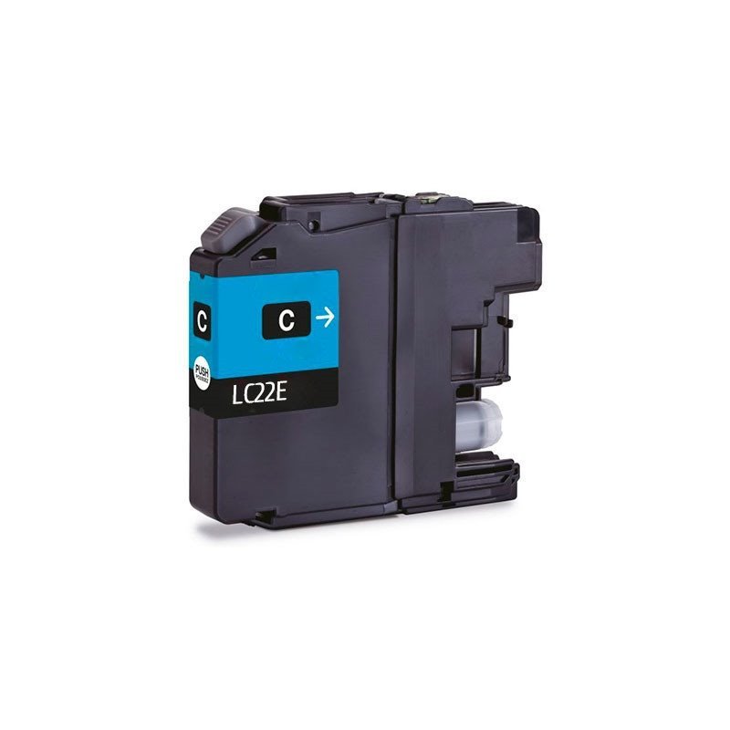 Tinteiro compatível Brother LC22E Ciano (LC22EC)