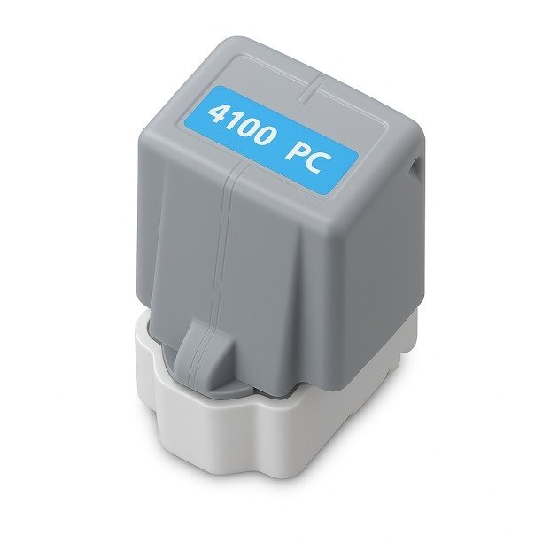 Tinteiro compatível canon pfi4100 ciano photo pigmentada - pfi4100pc / 6781c001