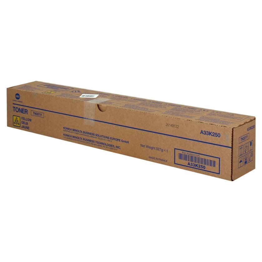 Toner original konica minolta tn321 amarelo - tn321y/a33k250