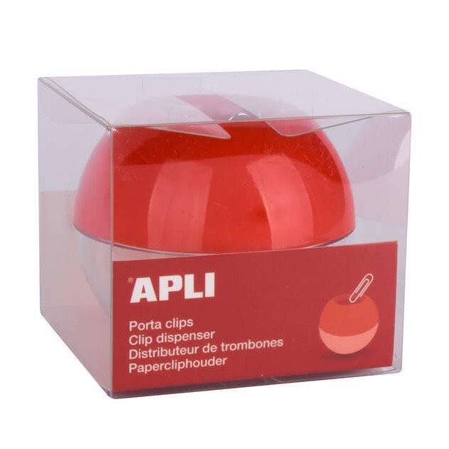 Dispensador de clipes Apli - inclui 35 clipes N1 1/2