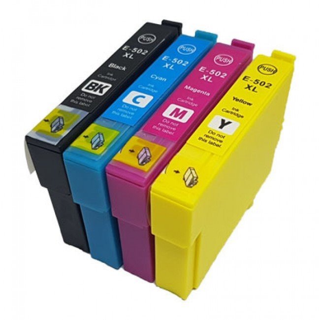 Pack 4 tinteiros compatíveis Epson 502XL (T02W6 / C13T02W64010)