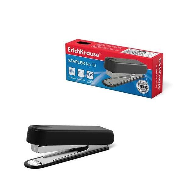 Agrafador Erichkrause - 15 folhas - preto
