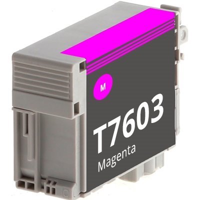 Tinteiro compatível Epson t7603 magenta tinta pigmentada c13t76034010