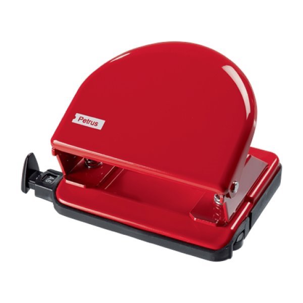 Furador Petrus 52 - 20 folhas - Vermelho