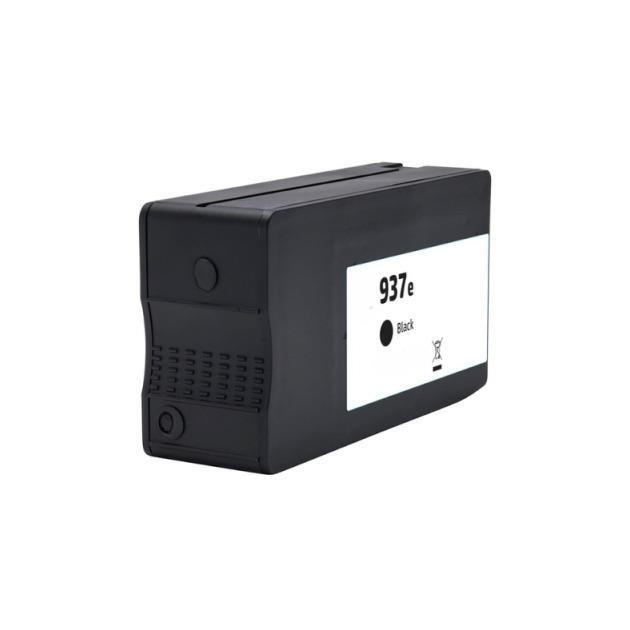 Tinteiro compatível hp 937e xl preto pigmentado (4s6w9ne / 4s6w5ne) - Chip Anti Atualizações