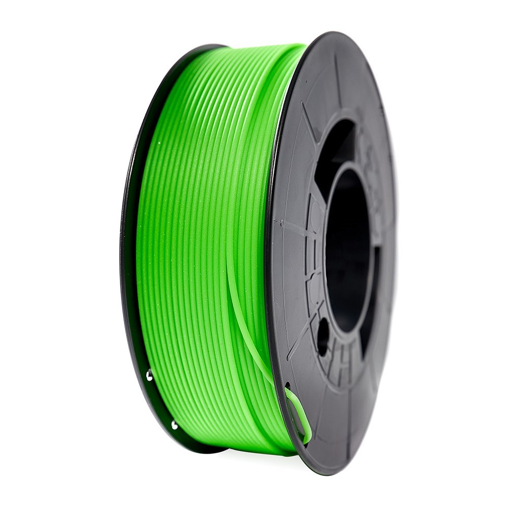 Filamento de impressão 3D PLA HD 1.75mm bobina 1kg - verde fluorescente