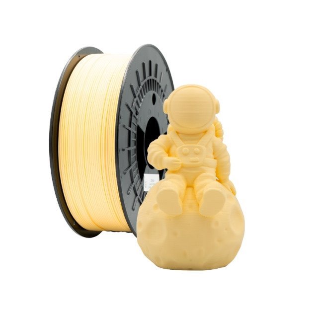 Filamento de impressão 3D PLA MATE 1.75mm bobina 1kg - creme