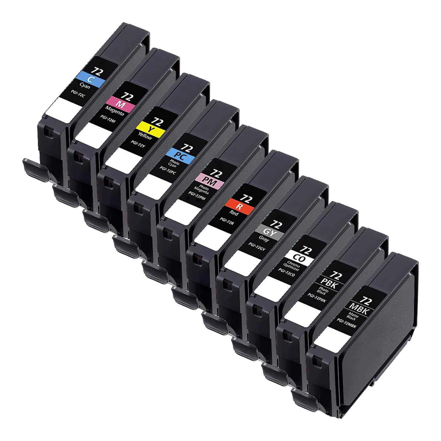 Pack 10 tinteiros compatíveis Canon PGI72
