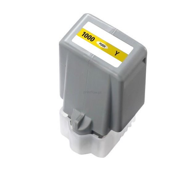 Tinteiro compativel Canon PFI1000 amarelo tinta pigmentada (0549C001)