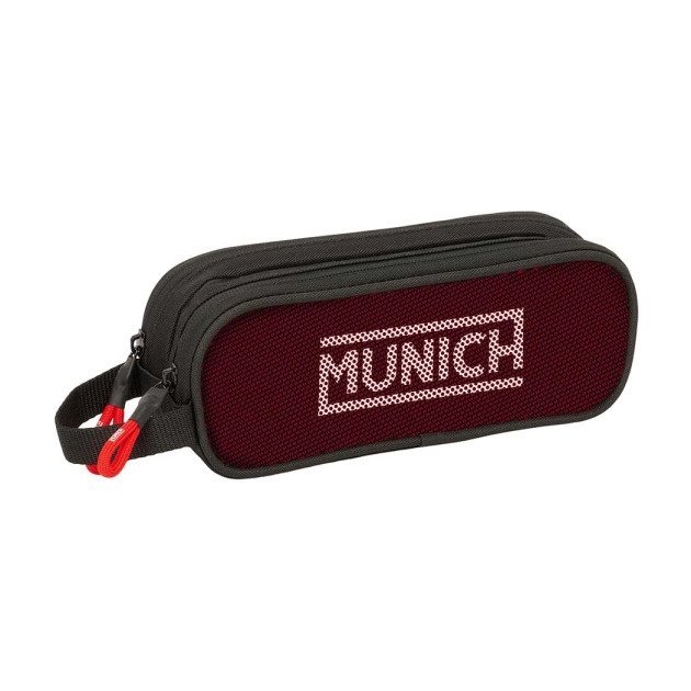Estojo Safta Munich Vulcan - 2 Compartimentos com Fechos de Correr