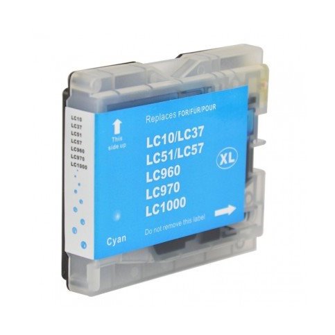 Tinteiro compatível Brother lc970/lc1000 ciano (lc970c/lc1000c)