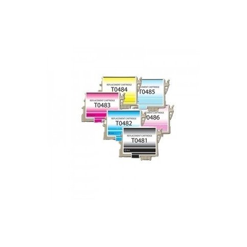 Pack 6 Tinteiros compatíveis Epson T0487 (C13T04874010)