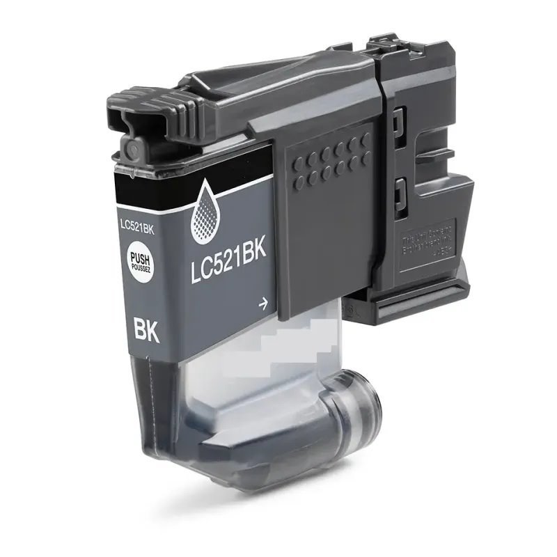 Tinteiro compatível brother lc521 preto pigmentada - lc521bk