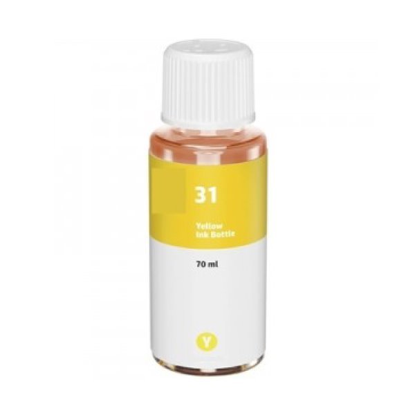 Tinta compatível Hp 31 amarelo 1vu28ae