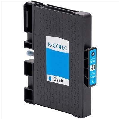Tinteiro compatível ricoh gc41 ciano tinta de sublimação 405766/405762