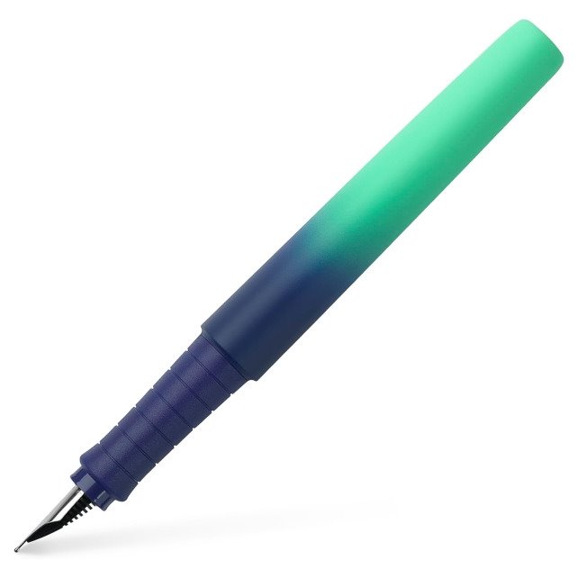 Caneta Faber-Castell Poly Ball Flow Edition Buzzing Blue - Azul/Turquesa