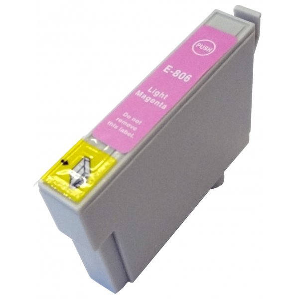 Tinteiro compatível Epson t0806 magenta claro (c13t080640)