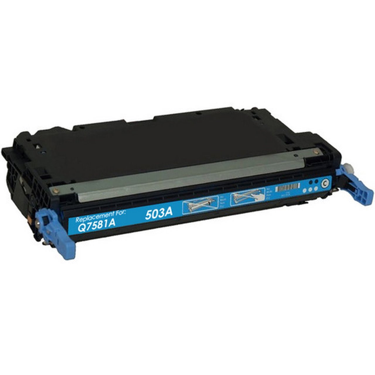 Toner compatível Canon 711 / c-exv26 ciano (1659b002 / 1659b006)