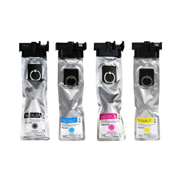 Pack 4 tinteiros compatíveis Epson T9451/T9441 - T9454/T9444
