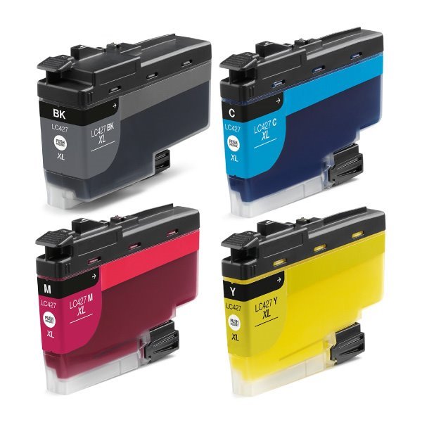 Pack 4 tinteiros compatíveis Brother LC427XL (LC427XLVAL)