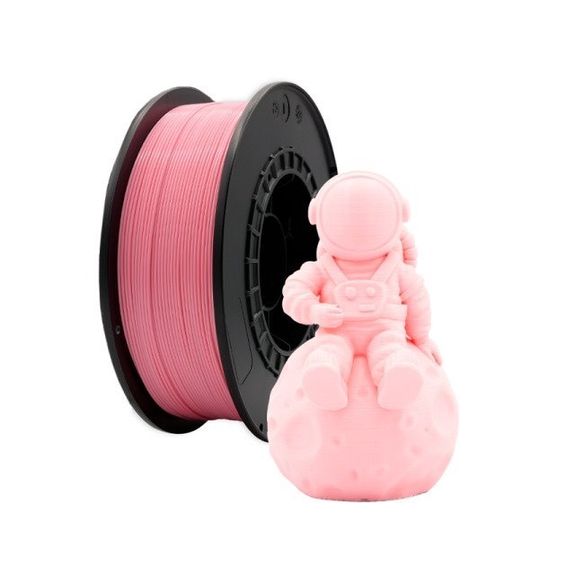 Filamento de impressão 3D PLA 1.75mm bobina 1kg - rosa creme