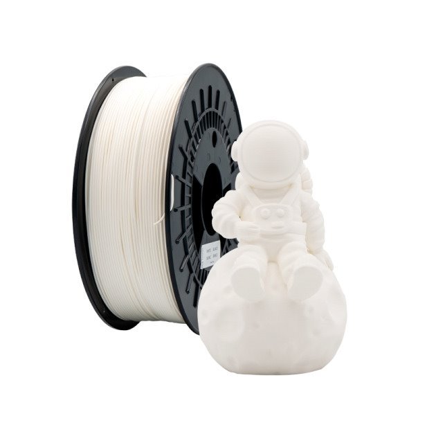 Filamento de impressão 3D PLA TOUGH 1.75mm bobina 1kg - branco