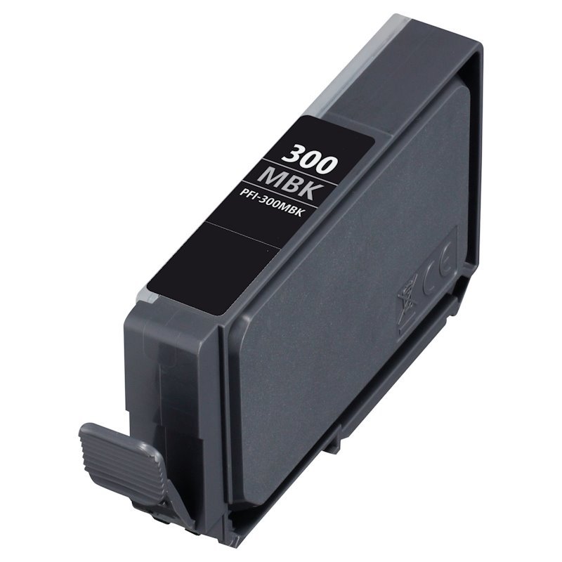 Tinteiro compativel Canon PFI300 preto mate (4192C001 / PFI300MBK)