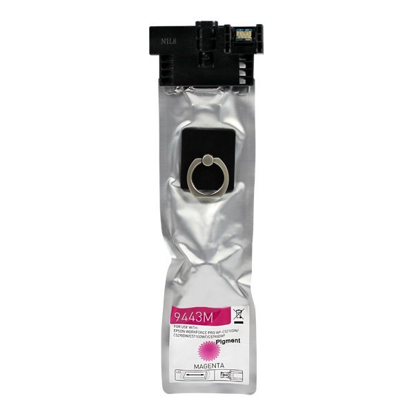 Tinteiro compatível Epson t9443 magenta tinta pigmentada c13t944340