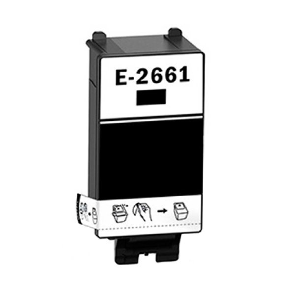 Tinteiro compatível Epson t266 preto c13t26614010