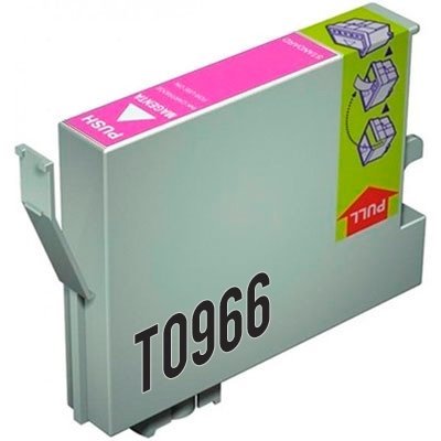 Tinteiro compatível Epson t0966 magenta claro tinta pigmentada c13t09664010