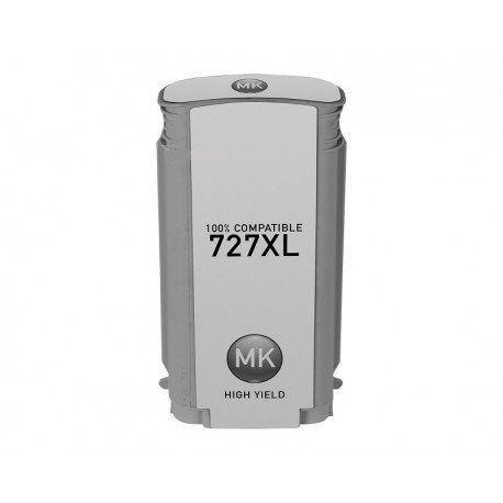 Tinteiro compatível Hp 727 preto mate pigmentada (b3p22a/c1q12a)