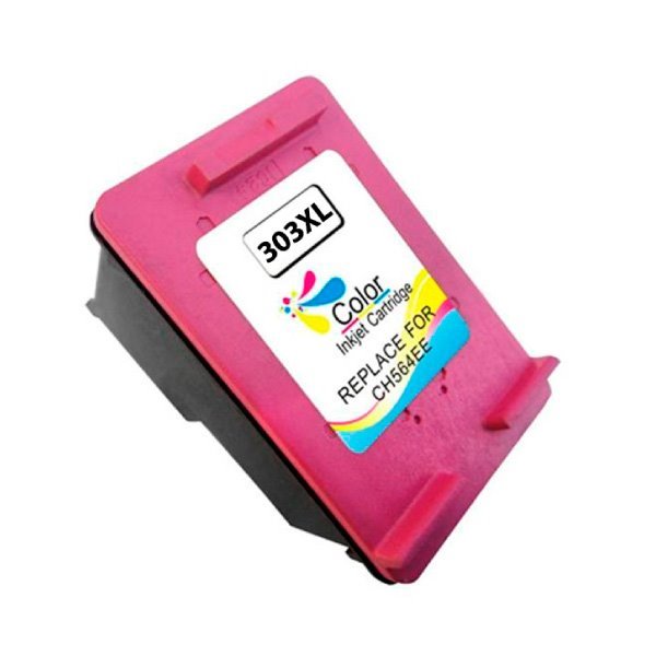 Tinteiro compatível Hp 303XL cores (T6N03AE/T6N01AE)