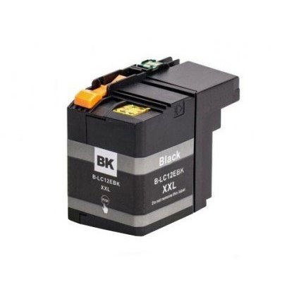 Tinteiro compatível Brother LC12E Preto (LC12EBK)