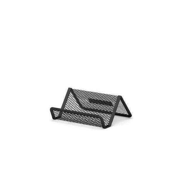 Porta-cartões ErichKrause Compass Classic - Fabricado em Aço Inoxidável / 98×72×45 mm / Preto