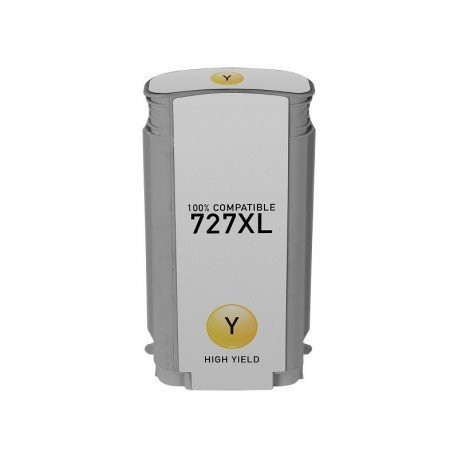 Tinteiro compatível Hp 727 amarelo (b3p21a/f9j78a)