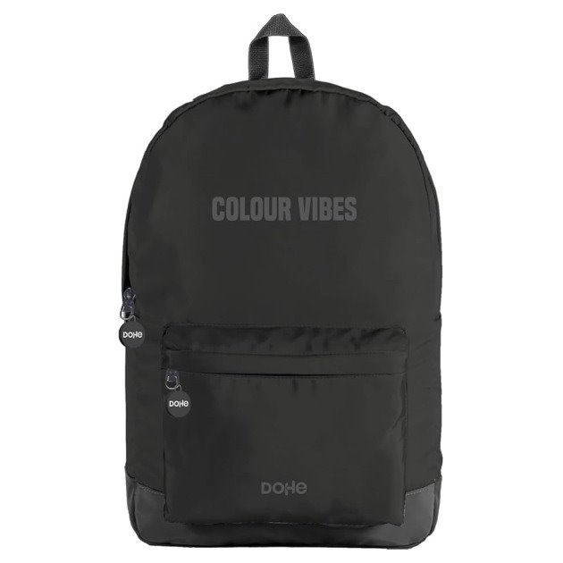 Mochila Escolar Dohe Daypack Colour Vibes - Preto