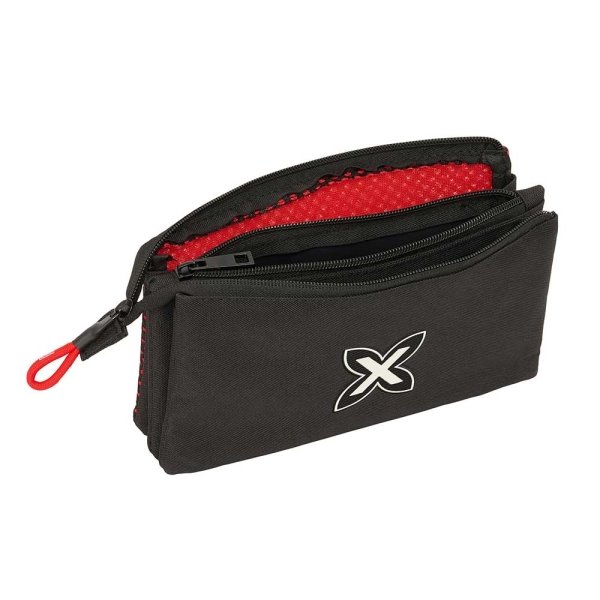 Estojo Safta Munich Vulcan - 3 Compartimentos com Fechos de Correr
