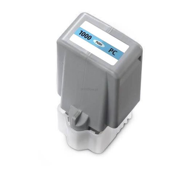 Tinteiro compativel Canon PFI1000 ciano foto tinta pigmentada (0550C001)