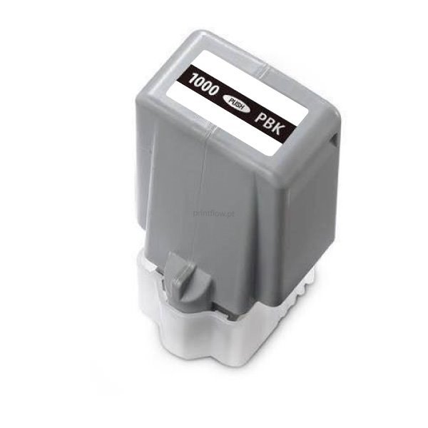 Tinteiro compativel Canon PFI1000 preto foto tinta pigmentada (0546C001)