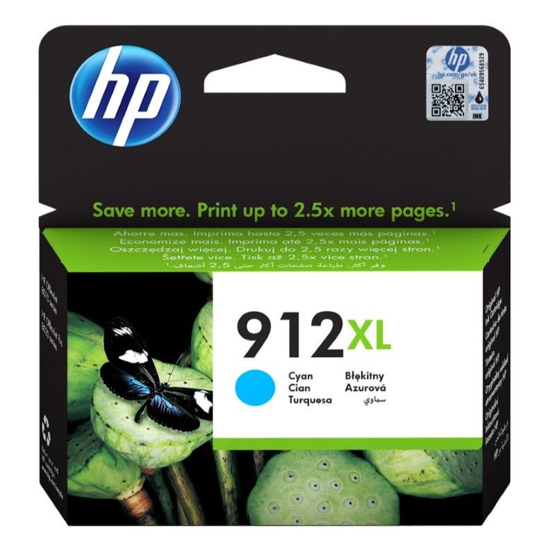 Tinteiro original Hp 912XL ciano (3YL81AE)