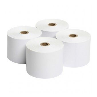 Pack 10 rolos de papel térmico 44x70x12 mm