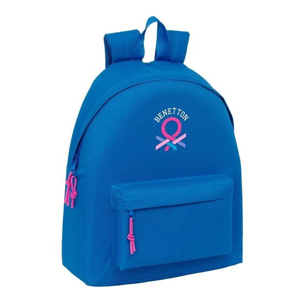 Mochila Safta Benetton Basics Azulina