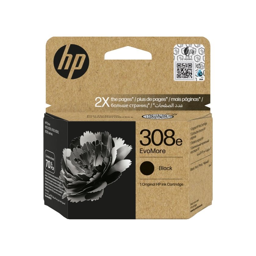 Tinteiro original hp 308e evomore preto - 7fp22ue
