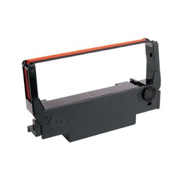 Fita matricial compatível Epson erc38 / 34 / 30 preta / vermelha c43s015376
