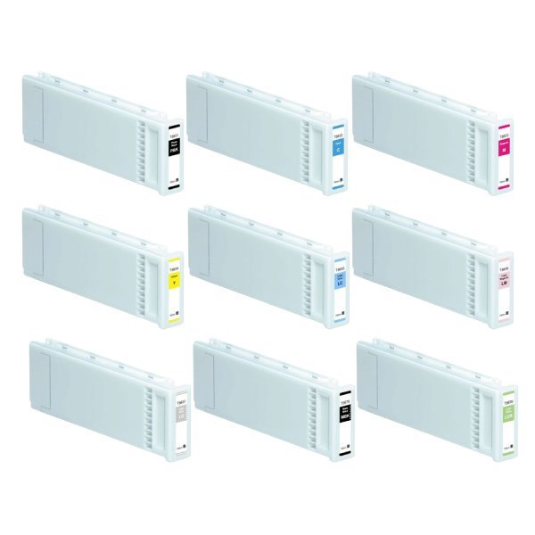 Pack 9 tinteiros compatíveis Epson t5631 - t5639