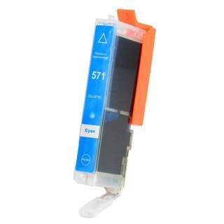 Tinteiro compatível Canon CLI-571 xl ciano (0332C001 / 0386C001)