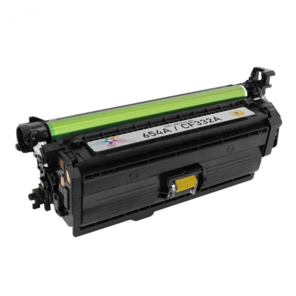Toner compatível Hp cf332a amarelo 654a