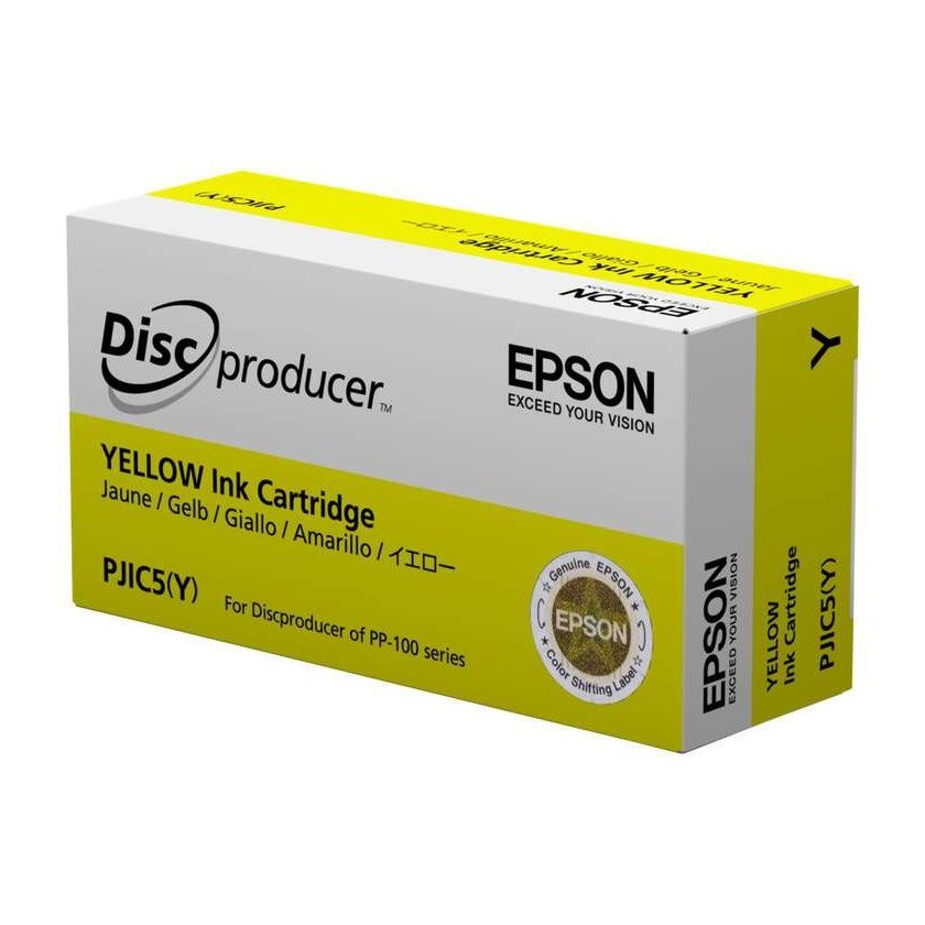 Tinteiro original epson pjic5/pjic7 amarelo - c13s020692/c13s020451